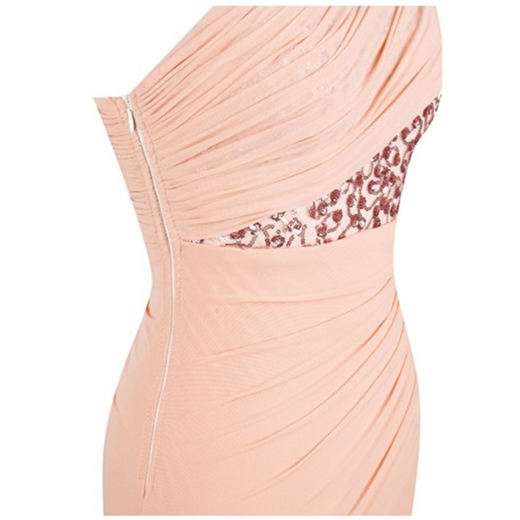 Stunning, Ruched One-Shoulder Sequin Split Dress! - Picture 3 of 3